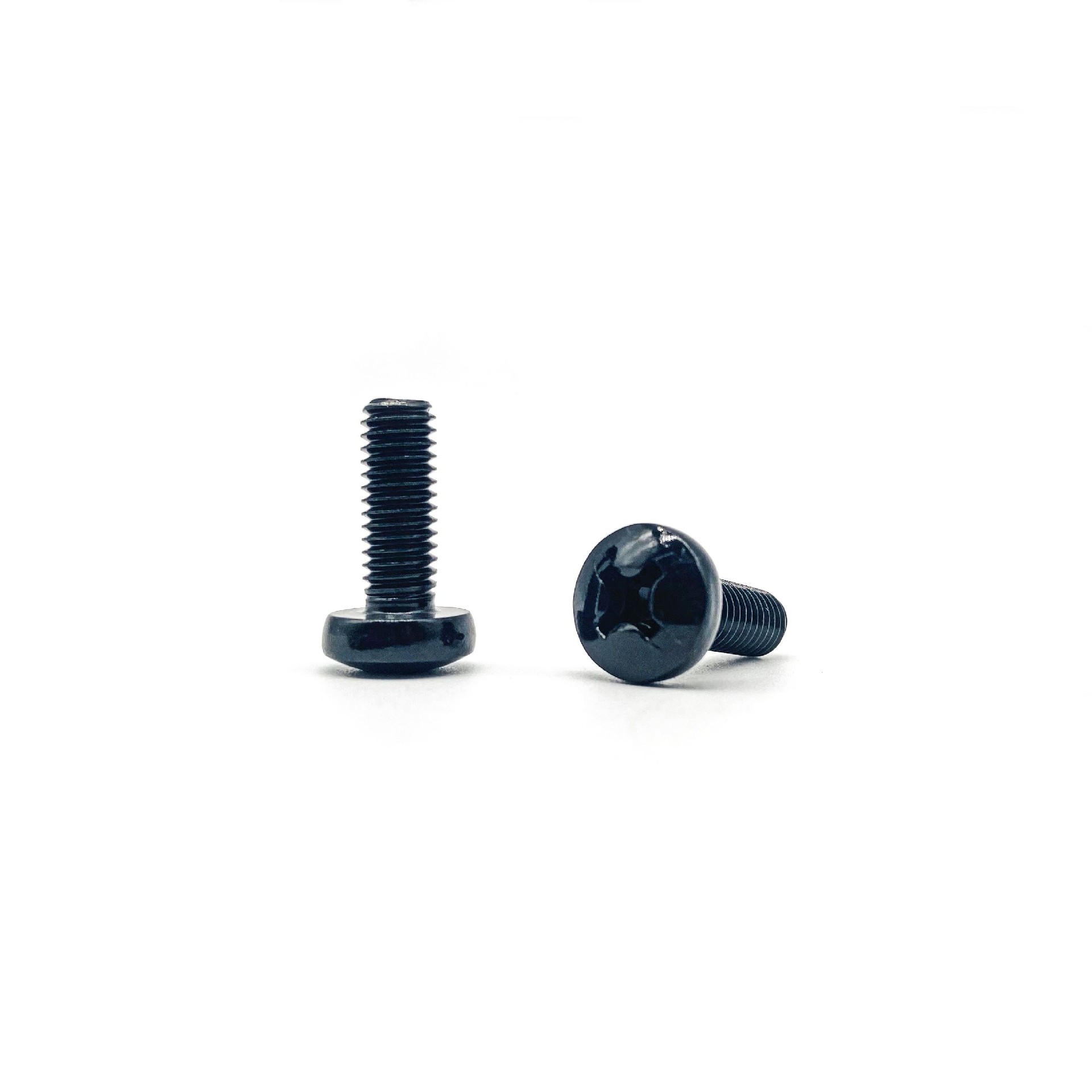 Cross recessed pan head screw GB818-85 M6 × 16-4.8-environmentally friendly black zinc.jpg