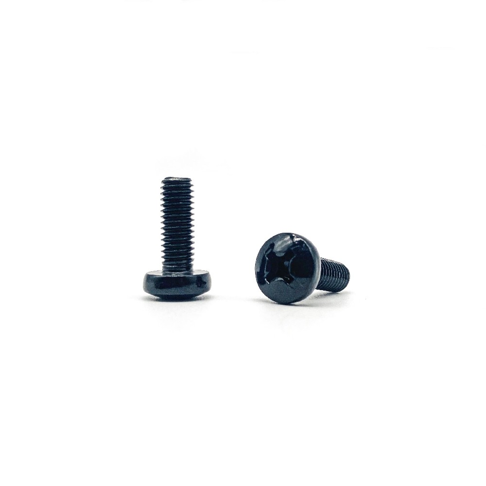 Cross recessed pan head screw GB818-85 M6 × 16-4.8-environmentally friendly black zinc