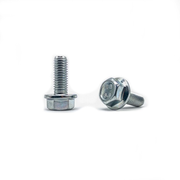 Hexagon flange bolt GB5789-86 M8 × 20-8.8-environmental protection color zinc.jpg