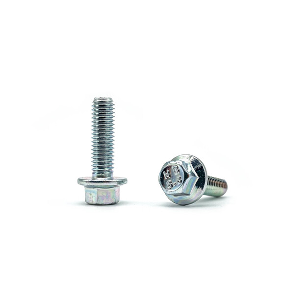 Hexagon flange bolt GBT16674.1-2004 M6 × 20-8.8-environmental protection color zinc.jpg