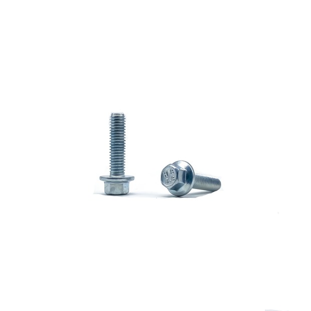 Hexagon flange bolt GBT16674-1996 M6 × 23-8.8-environmental protection color zinc.jpg