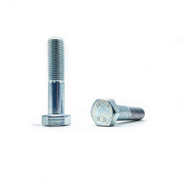 Hexagon head bolt-half tooth 23972558 M12 × 1.25 × 55-8.8-environmental protection color zinc.jpg