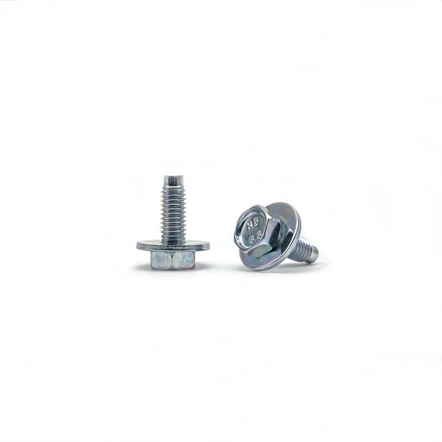 Hexagon head flat pad combination bolt-non-standard M6 × 17-8.8-special environmental protection col