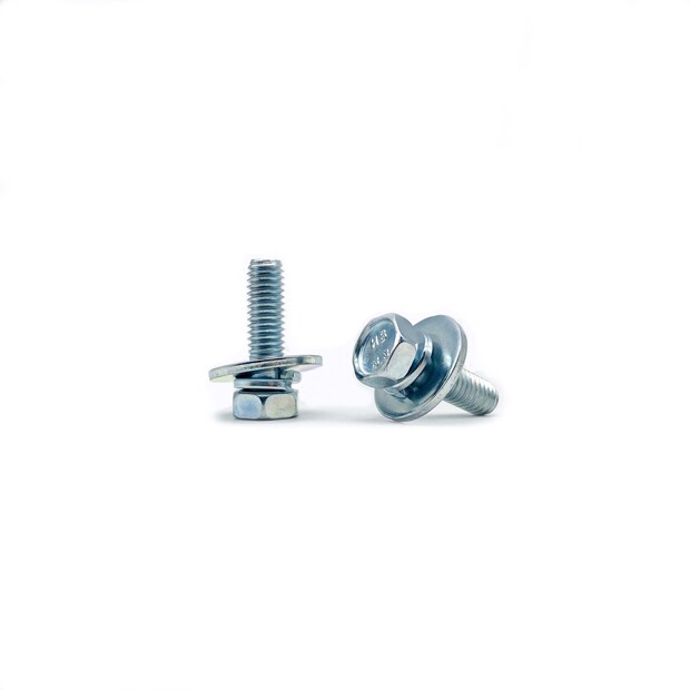 Hexagon head spring flat combination bolt QLZW3603.3-A-97 M6 × 20-8.8-environmental protection color zinc.jpg